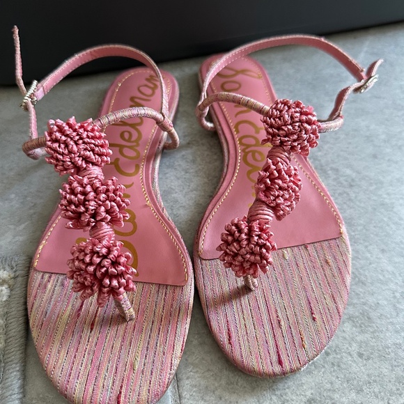 Sam Edelman Eliza Sandal in Pink Lily Size 7 - Picture 1 of 6